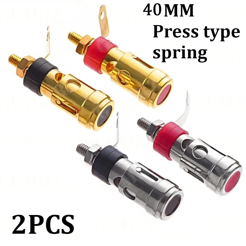 Push Fit Connector - 2PCS Amplifier Terminal 40mm Connector Binding