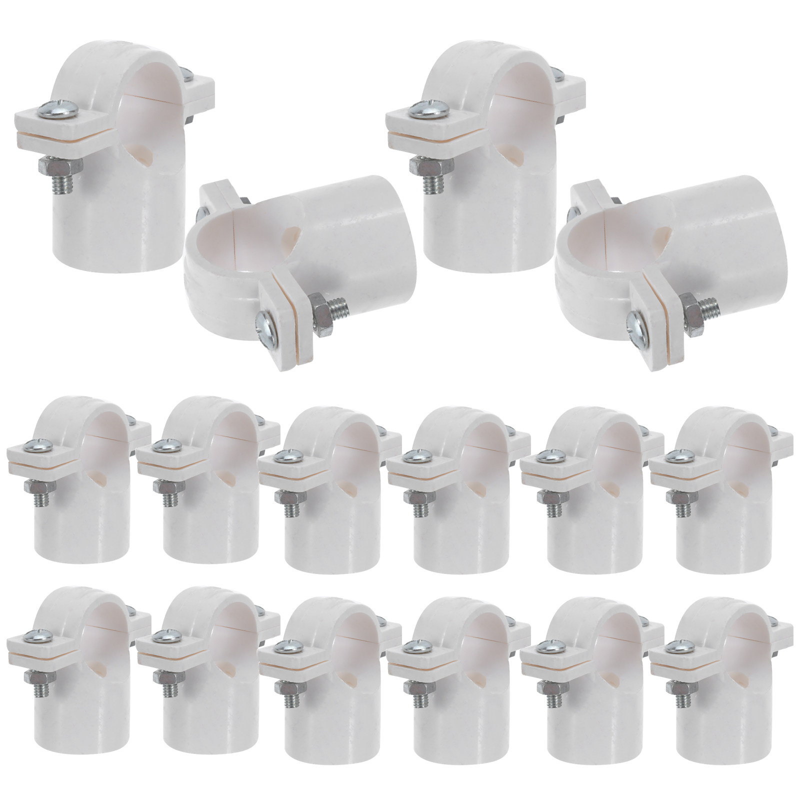 30Pcs Pipe Clamp Hanger Clips  - Plastic Pipe Clip recension och pris