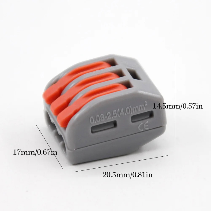 30/48 Pcs Fast Wiring Connecto - Push Fit Connector recension och pris